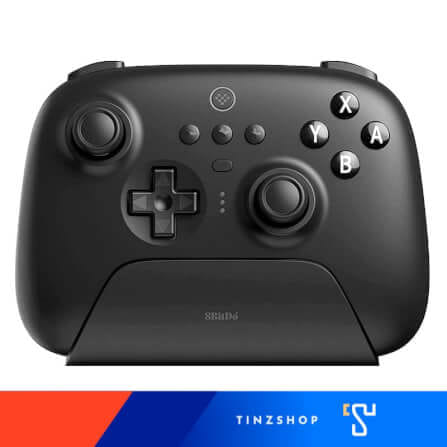 จอยเกมไร้สาย 8Bitdo 80NA Ultimate Bluetooth & 2.4g Controller with Charging Dock สีดำ_1